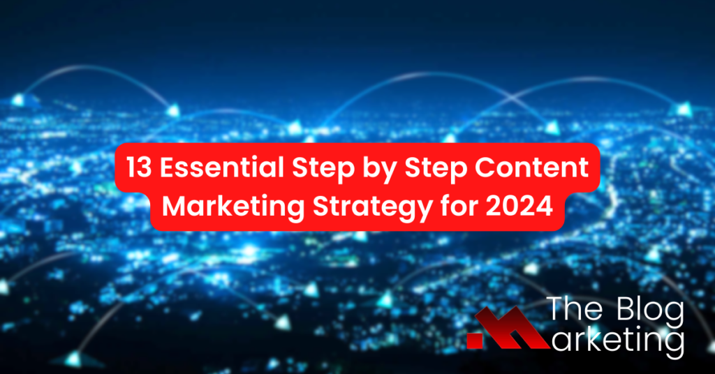 Step by Step Content Marketing Strategy for 2024