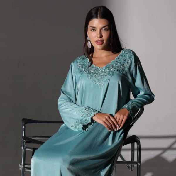 Powder Blue Kaftan