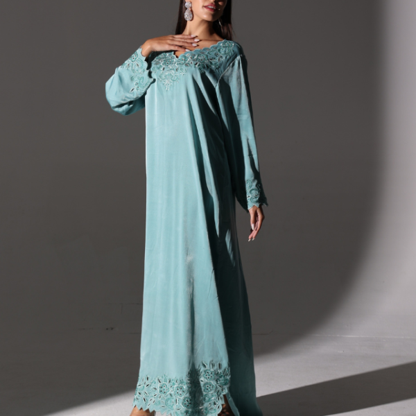 Powder Blue Kaftan