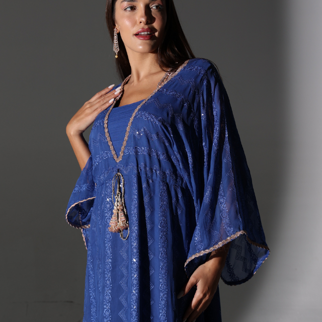 Royal Blue Kaftan